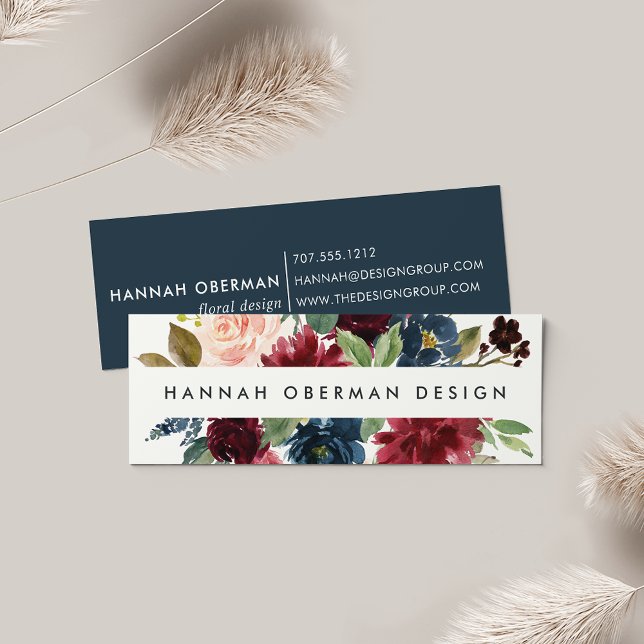 Radiant Bloom Business Cards | Mini Visitenkarte (Von Creator hochgeladen)
