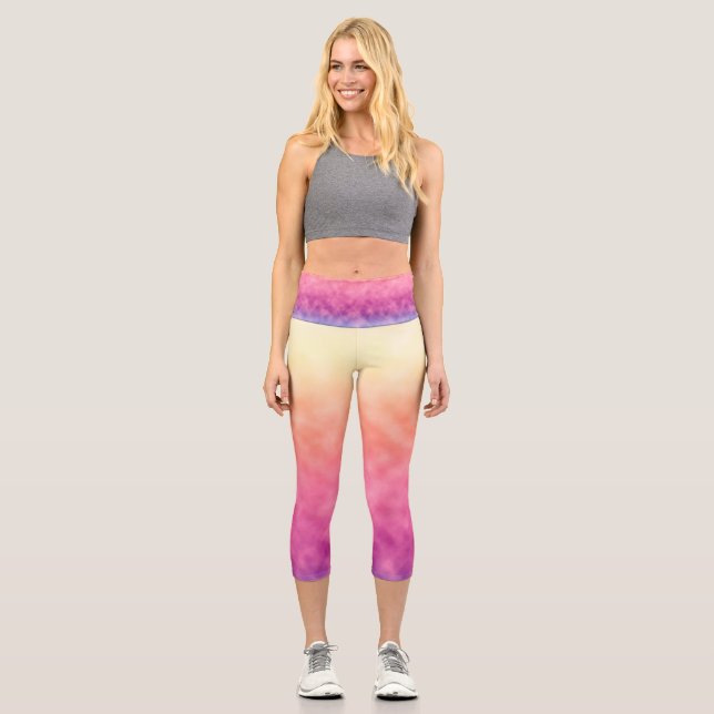 Radiant Bloom Capri Leggings (Vorderseite)