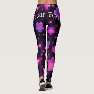 Radiant Bloom Custom-Leggings Leggings