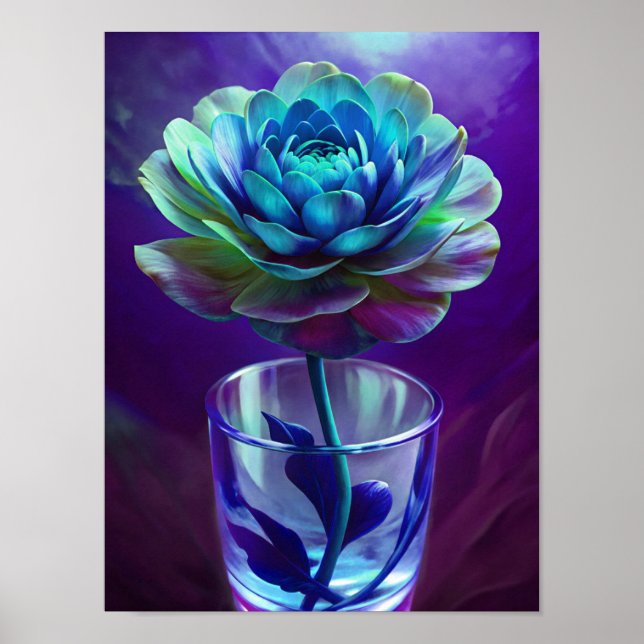 "Radiant Bloom" Poster (Vorne)