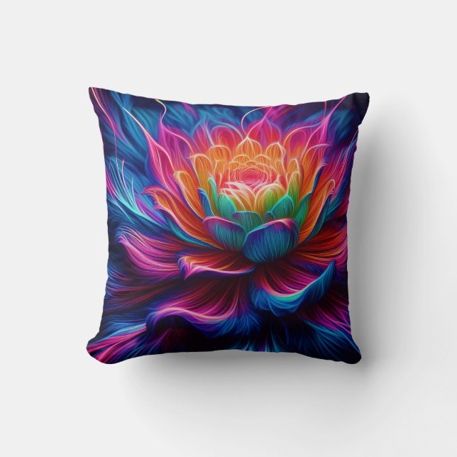 Radiant Bloom Puls Kissen (Vorderseite)