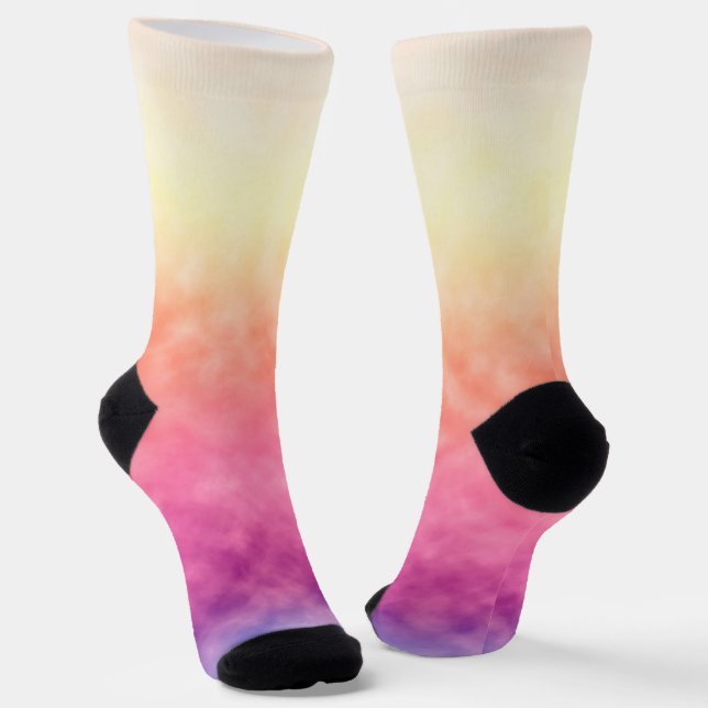 Radiant Bloom Socken (Gewinkelt)