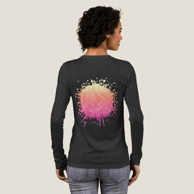 Radiant Bloom Tri-Blend Shirt (Voller Rückseite)