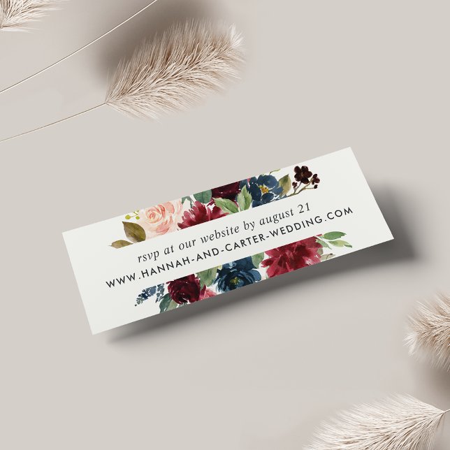 Radiant Bloom Wedding Website RSVP Cards (Von Creator hochgeladen)