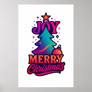 Radiant Christmas Fusion Poster