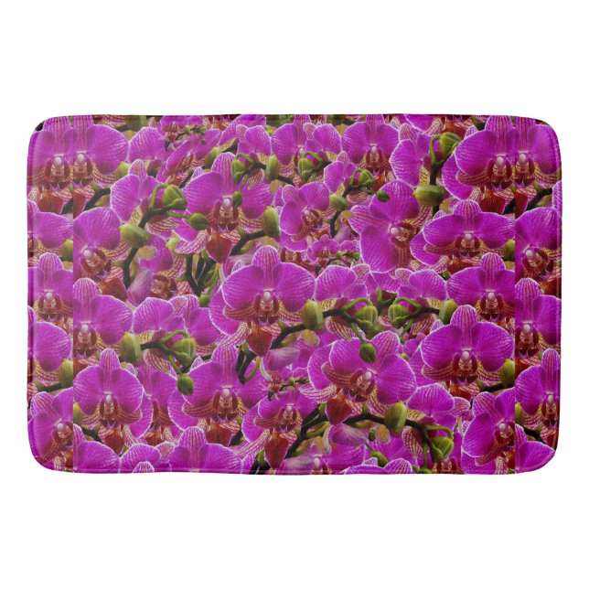 Radiant Clusters: Die Magenta Orchid Symphonie, Badematte (Vorderseite)