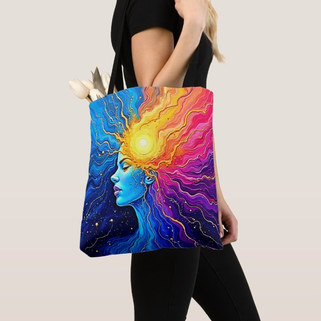 Radiant Cosmic Mind Erwachen Tasche (Von Nahem)