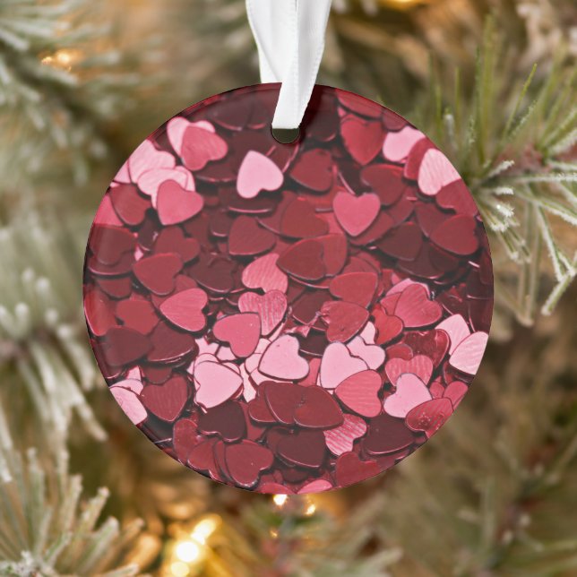 Radiant Crimson Hearts Jubilee Valentine's Day Ornament (Baum)