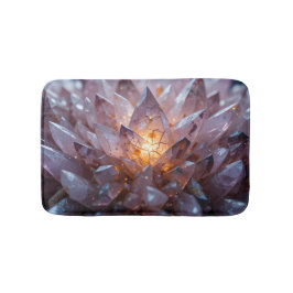Radiant Crystal Heart Badematte