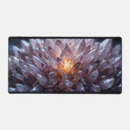 Radiant Crystal Heart Schreibtischunterlage