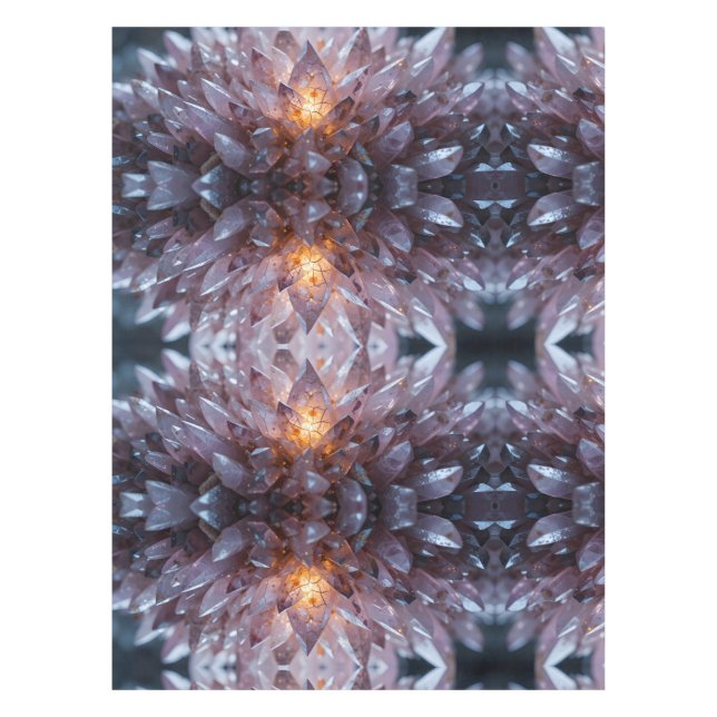 Radiant Crystal Heart Tischdecke (Vorderseite)