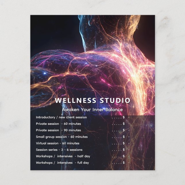 Radiant Current Aura Energy Flyer (Vorne)