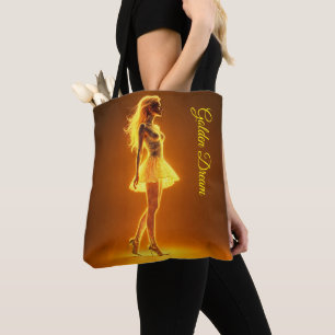 Radiant Fantasy Modell leuchtend goldenes Glühen Tasche