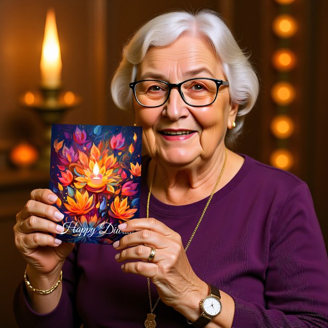 Radiant Festive Blogs Postkarte (Radiant Festive Blooms Postcard)