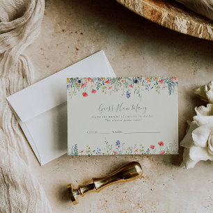 Radiant Fleur sauvage Devine Combien De Carte De J