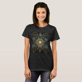Radiant Fractal Flower T-Shirt