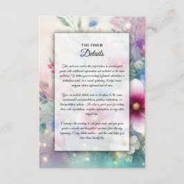 Radiant funkelnde Frühlingsblüten Begleitkarte