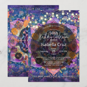 Radiant Garden Florales Mandala-Design Einladung