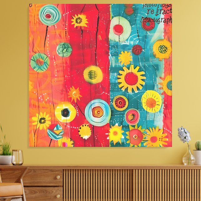 Radiant Garden Leinwanddruck (Insitu (Wohnzimmer))