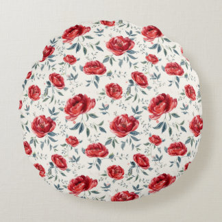 Radiant garden of confidence pattern rundes kissen