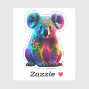 Radiant Glows Koala Aufkleber