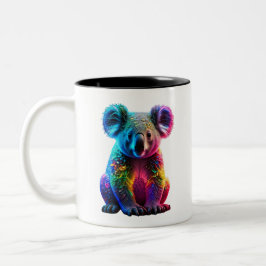 Radiant Glows Koala Zweifarbige Tasse