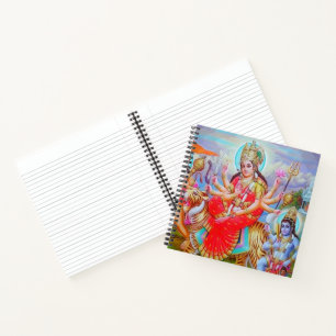 Radiant Goddess Durga Ji Painting Notizbuch