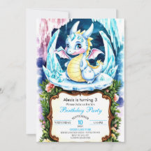 Radiant Happy Dragon Birthday