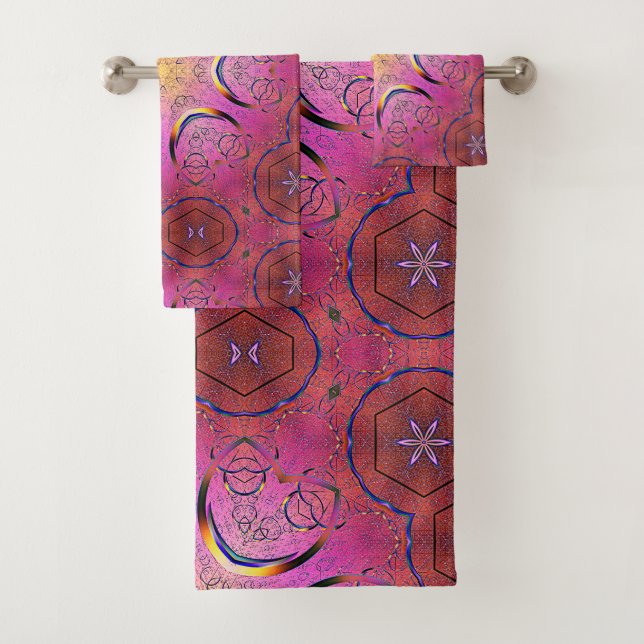 Radiant Heart Kaleidoskop Badhandtuch Set (Insitu)