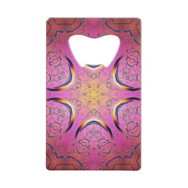 Radiant Heart Kaleidoskop Geldbeutel Flaschenöffner