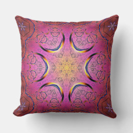 Radiant Heart Kaleidoskop Kissen