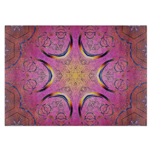 Radiant Heart Kaleidoskop Schneidebrett