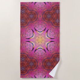 Radiant Heart Kaleidoskop Strandtuch
