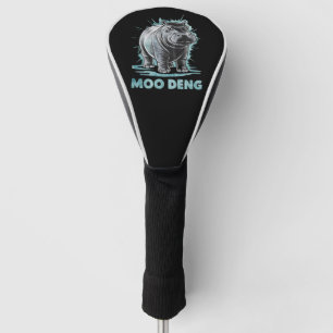 Radiant Hippo Moo Deng Golf Headcover