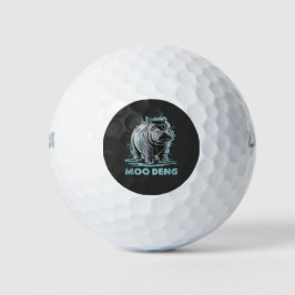 Radiant Hippo Moo Deng Golfball