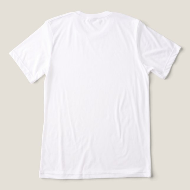 "Radiant Joy" Tri-Blend Shirt (Design Rückseite)