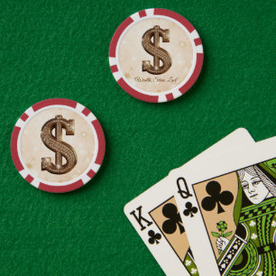 "Radiant Luck Sign" Pokerchips