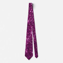 Radiant Magenta Sparkle Parco Tassino Krawatte