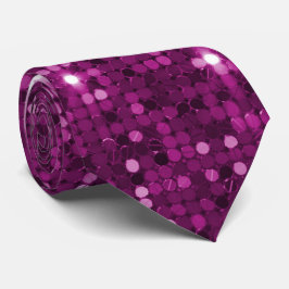 Radiant Magenta Sparkle Parco Tassino Krawatte