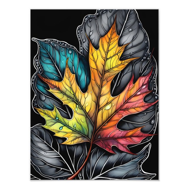 Radiant Maple Leaf Fotodruck (Vorne)