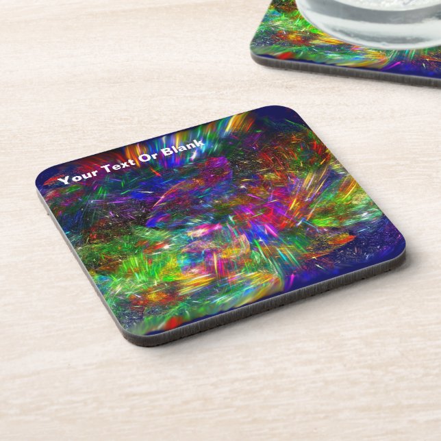 Radiant Opal Getränkeuntersetzer (Linke Seite)