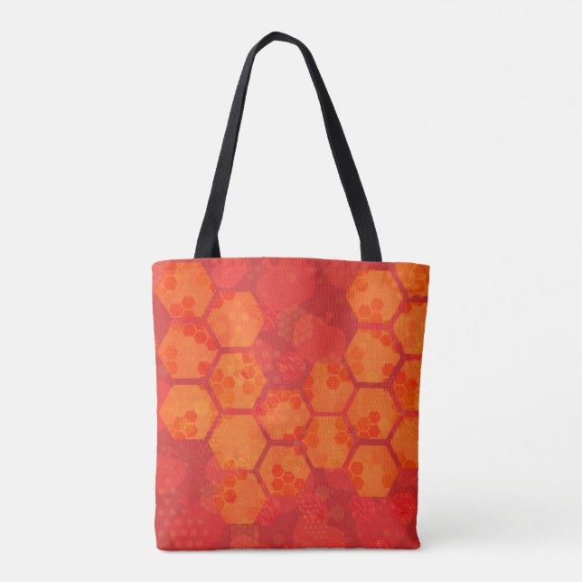 Radiant Orange Honeycomb Tasche (Rückseite)
