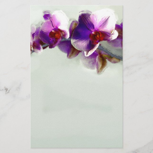 Radiant Orchid Painting Briefpapier (Vorderseite)