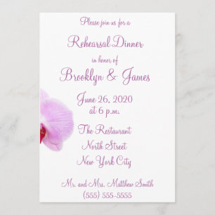 Radiant Orchid Wedding Probe Einladungen