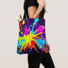 Radiant Paint Explosion Tasche