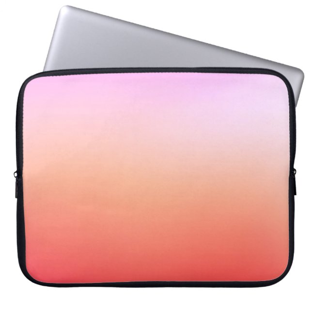 Radiant Pastel Sunset Gradient Laptopschutzhülle (Vorderseite)