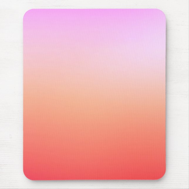 Radiant Pastel Sunset Gradient Mousepad (Vorne)