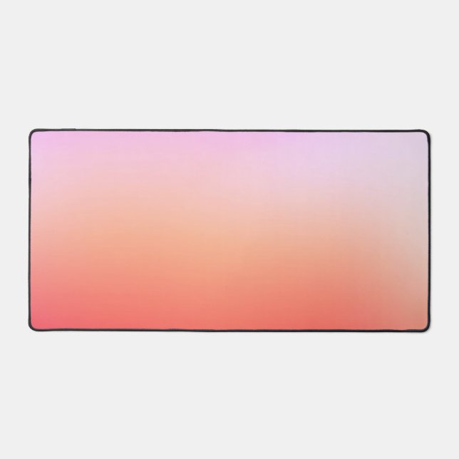 Radiant Pastel Sunset Gradient Schreibtischunterlage (Vorderseite)