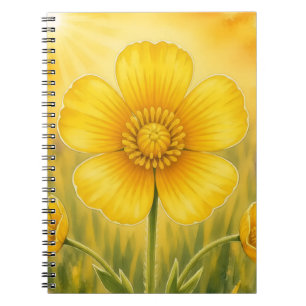 Radiant Petal Serie – Butterblume Notizblock