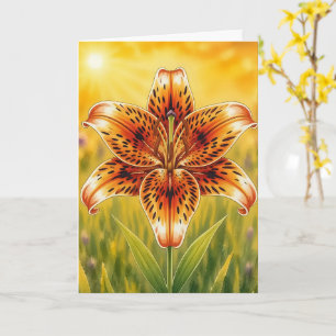 Radiant Petal Serie – Ringelblume Karte